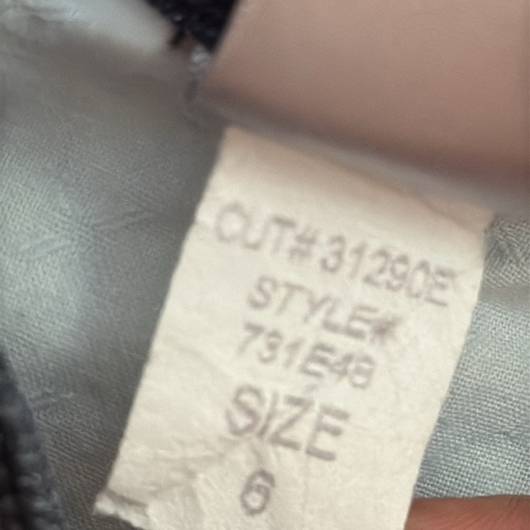 NYDJ Sheri Slim Mid-Rise Dark Wash Jeans Size 6 - Picture 10 of 11